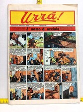 URRA' ! n° 8 ED. MONDIALE 1947 L'UOMO D'ACCIAIO - RISTAMPA ANASTATICA
