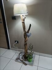 lampade design realizzate in legno. Base 45x36 altezza 110/125 cm