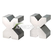 Coppia di prismi rettificati per misurazioni meccaniche FERVI P200/1 75x75x60 mm