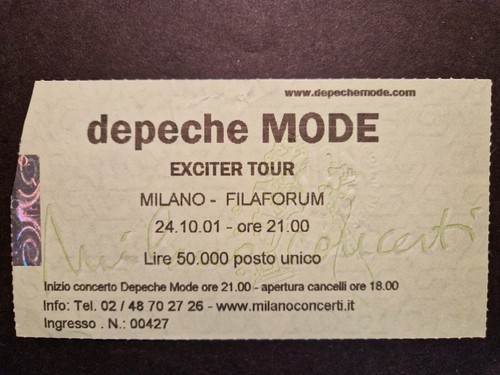 Depeche mode exciter tour - mode,