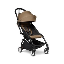 Passeggino BABYZEN YOYO2 Telaio Nero + Rivestimento 6+ Colore Toffee