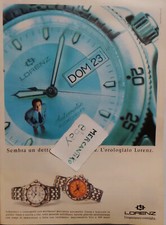 OROLOGIO LORENZ SUBACQUEO CRONO 1996 PUBBLICITÀ ADVERTISING WERBUNG CLIPPING
