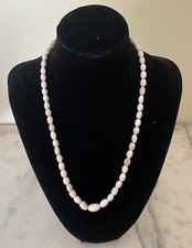 Collana vintage Madreperla naturale 61 perle 5-15 mm Lunghezza 55 cm Peso 35,65g