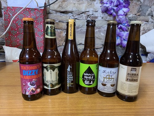 Set bottiglie birre