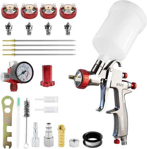 R500 lvlp air spray gun - air,
