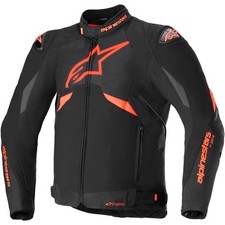 Giacca Moto Uomo L - Alpinestars T-GP R v3 Drystar - Nero-fluoro-bianco