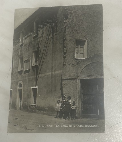 Cartolina nuoro casa di - -,