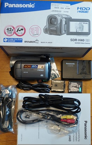 Panasonic sdr h40 hdd gb - panasonic, sdr-h40