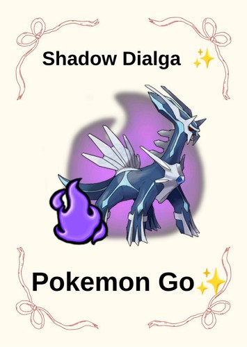 Shadow dialga chance - dialga, x5