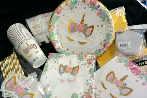 Unicorno party set piatti - unicorno,