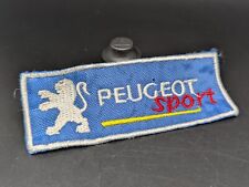 PEUGEOT SPORT TOPPA RICAMATA PATCH CUCISIVO RICAMATO LOGO FREGIO STEMMA BADGE