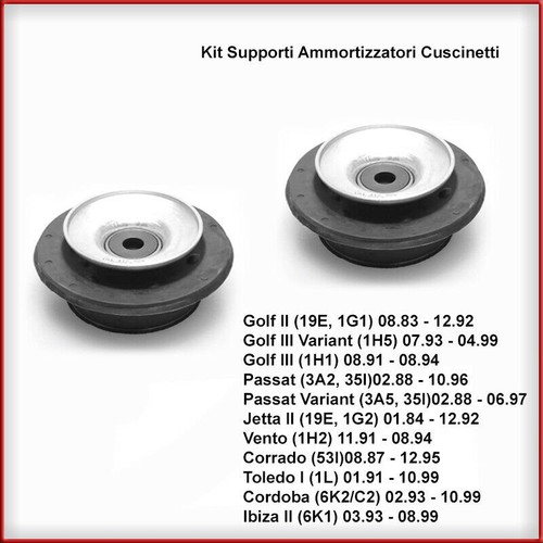 Kit supporti ammortizzatori - kit,