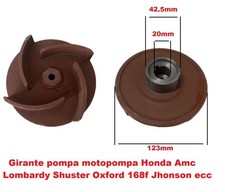 Girante pompa motopompa Honda Amc Lombardy Shuster Oxford 168f Jhonson ecc