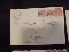 Busta d'epoca francobolli del Regno D'Italia (Michetti) 10 cent e 20 cent