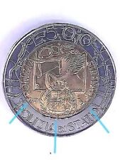 500 LIRE ITALIA POLIZIA DI STATO 1997  DIVERSI ERRORI DI CONIO 