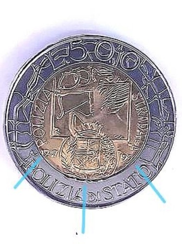500 lire italia polizia - lire,