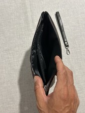 Pochette Uomo in Ecopelle Marrone Slim 24x18 cm Elegante e di Qualità