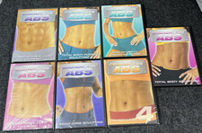 Lot of 7 Crunchless Abs DVDs