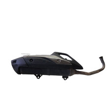 TERMINALE MARMITTA SCARICO+COPRI MARMITTA HONDA SH 150 2017 2020