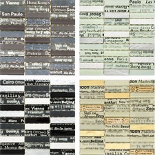 Mosaico IN Vetro Pietra