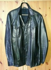 Giacca pelle uomo stile anni '70