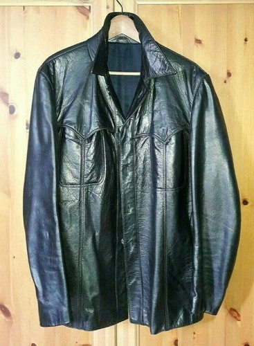 Giacca pelle uomo stile anni