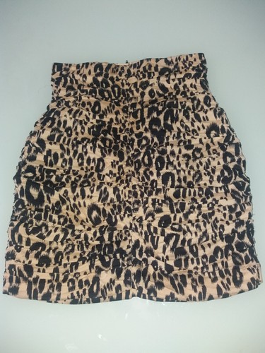 Falda estampada talle - , alto