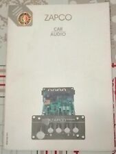 Catalogo Brochure Zapco Car Audio 1991