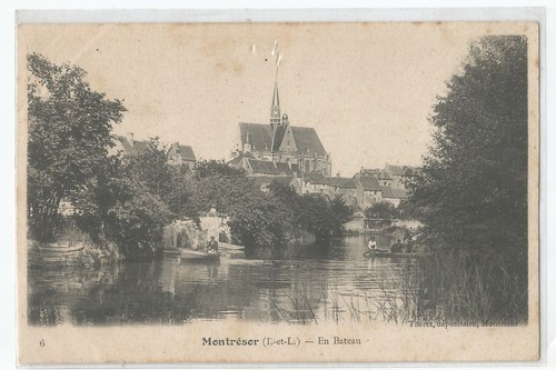 Montresor en bateau - montresor, ,