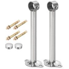 2 Pezzi Staffa per Asta per