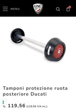 ACCESSORI SPORT DUCATI PERFORMANCE  COPRI MOZZO POSTERIORE CNC