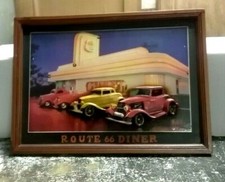 insegna quadro pub route 66 diner