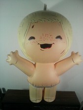 MERAVIGLIOSA  BAMBOLA  GONFIABILE VINTAGE : ' SUSANNA  TUTTA  PANNA  ' !!!!