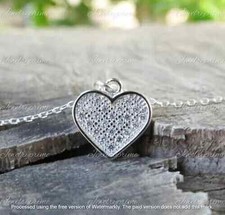 Ciondolo cuore donna diamante