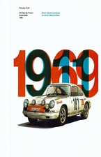 5 POSTER PORSCHE CORSA VINTAGE