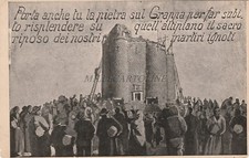 * WWI - Comitato per il Cimitero del Grappa, Fascio Littorio Napoli - Pietra
