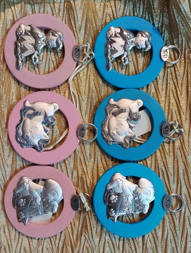 Ciondolo rosa azzurro - rosa,