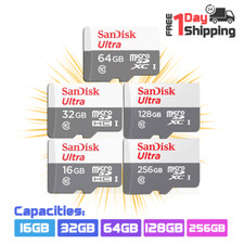 Lotto SanDisk Micro SD Card Ultra 16GB 32GB 64GB 128GB 256GB Classe 10 TF