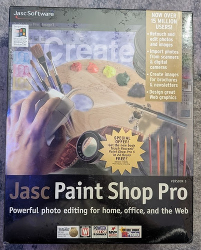 Jasc paint shop pro big - pro, pc