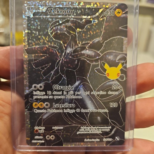 Carta pokemon zekrom full art - carta,