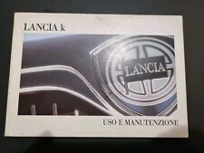 Lancia K, Libretto Uso E Manutenzione 1999
