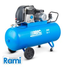Compressore aria a cinghia A39 270 CM3 3 HP 270 LITRI 230V + KIT 8 PEZZI ABAC