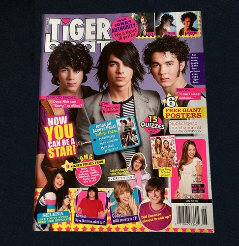 Tiger beat magazine - magazine, 2008