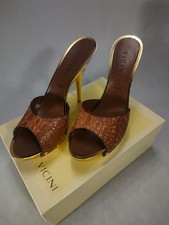 Mule cocco cuoio tacco - in, e