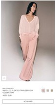 Completo ZARA rosa misto lino