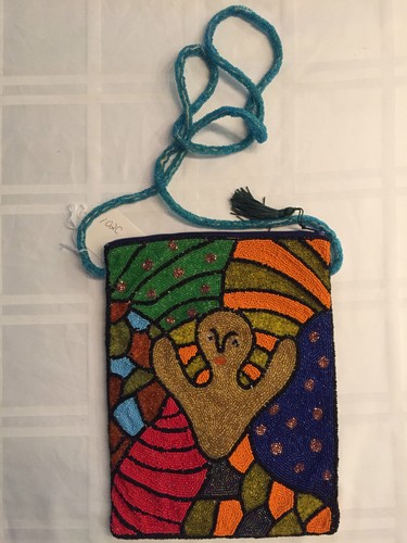 Borsa borsetta con perline - borsa,
