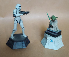 DEAGOSTINI 2012 STAR WARS SCACCHI YODA ALFIERE BIANCO-STORMTROOPER PEDONE NERO