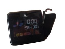 SVEGLIA CON DISPLAY DIGITALE E STAZIONE BAROMETRICA CON  PROIETTORE A SOFFITTO