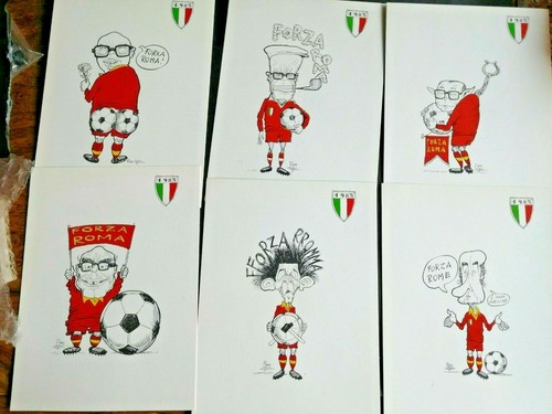 Cartoline 1983 scudetto roma - 6,