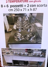 banco frigo a pozzetti per gelato (pozzetti: 8 + 6 + 2 con scorta)